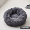 S-XL Pet Dog Cat Calming Beds Comfy Shag Warm Fluffy Bed Nest Mattress Donut Pad