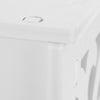 Modern 4 Tiers Shoe Storage Cabinet 2 Doors Footwear Stand Rack Unit Cupboard