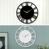 Large Round 3D Wall Clock Numerals Gear Clock Big Giant Open Face Clock 30cm NEW