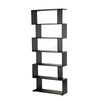 WestWood Modern Book Shelves | 6 Tier S Shape Bookshelf Case Storage - PB01
