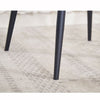 Set of 4 Velvet Dining Chairs Fabric Upholstered seat with Metal Legs Dressing
