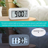 Alarm Snooze Home Desk Clock Smart Night Light Thermometer Digital LED Display