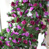 Artificial Rose Flower Floral Fake Vine Hanging Garland Party Wedding Decor Chic