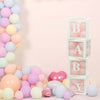4pcs Baby Box Wedding Baby Shower Balloon Box Transparent Birthday Party Decor