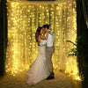 300 LED Curtain Fairy Lights USB String Hanging Wall Lights Wedding Party Remote