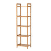 3/4/5Tier Wooden Organizer Bookcase Bookshelf Shelving Storage Rack Corner Shelf