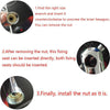 Stainless Steel Dual 2 Mixer Shower Heads Rainfall Rail Hose Riser Kit Valve