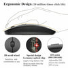 Ultra Slim Thin Wireless Keyboard and Mouse Set Combo 2.4GHz For PC Laptop