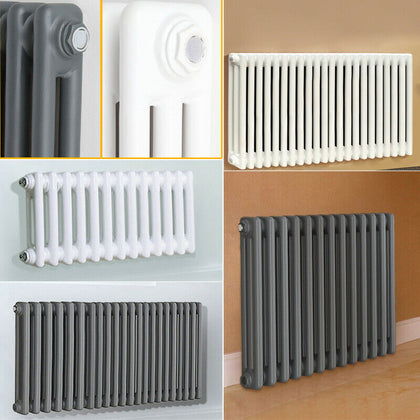 2/3 Column Traditional Radiators Cast Iron Central Heating Rads White Anthracite