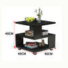 Coffee Table Sofa Side End Modern Tea Desk Storage Shelf for Living Room/Bedroom