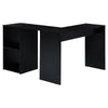 L-shaped Computer Desk Corner PC Table Workstation Home Office Study w/ Shelves