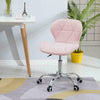 Cushioned Swivel Computer Office Desk chair Chrome legs Adjustable Hight (257)