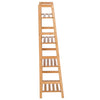 4-Tier Bamboo Ladder Bookcase Utility Shelf DIY Plant Stand Holder