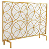Fireplace Screen Freestanding Panel Spark Fire Guard Protector Safety Cover