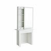 Modern Dressing Table Jewelry Makeup Desk w/Sliding Mirror Bedroom Storage Shelf