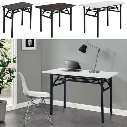 Modern Folding Computer Desk Laptop Table Home Office Study Writing Workstation