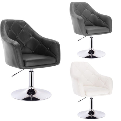 1xBreakfast Bar Stools Bar Chairs for Kitchen Bar Stools with leather Swivel Gas