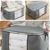 3Pcs Clothes Storage Bag Zipped Organizer Underbed Wardrobe Cube Closet Boxes UK