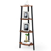 4 Tier Corner Shelf Storage Rack Organiser Ladder Display Bookshelf Office Home