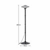 1.5KW Free Standing Garden Patio Heater Electric Indoor Outdoor Halogen Warmer