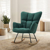 Baby Nursery Rocking Accent Chair Fabric Living Room Lounge Single Sofa Armchair