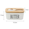 Porcelain with Lid Dish French Butter Dish Insulated Storage Enamel Vintage UK