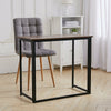 Vintage Industrial Metal Wooden Computer Desk Home Office Study Table Foldable