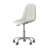 Cushioned Computer Desk Office Chair Chrome Legs Lift Swivel Small Adjustable UK