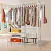 Clothes Rail Rack Heavy Duty Hanging Garment Display Shelf Shoe Storage Stand UK