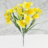 ARTIFICIAL SILK FLOWERS SMALL DAFFODIL BUNCH Wedding Home Outdoor