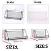 Vintage Industrial Wall Shelf Metal Wire Wood Rack Storage Display Unit UK