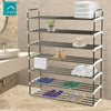 KNIGHT 3 / 5 /7 Tier Heavy Duty Metal Shoe Rack,Quick Assembly No Tools Required