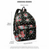 Girls Backpack Rucksack Travel A4 Canvas Flower Print School Shoulder Bag UK