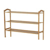 BAMBOO SHOE FOOTWEAR RACK ORGANISER WOODEN STORAGE SHELVES STAND SHELF UNIT