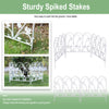 5X Decorative Garden Fence Border Pet Barrier for Garden Yard Flowerbeds Walkway