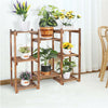 Steady Bamboo Plant Stand Multiple Holder Flower Ladder Shelf Garden Decor Rack