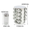 Rotating Spice Herb Jar Rack 16 Bottles Storage Holder Stand Stainless Steel