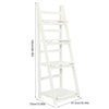 4 TIER FOLDING SHELF LADDER SHELVING UNIT DISPLAY STAND HOME OFFICE STORAGE RACK