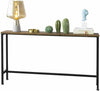 Slim Hallway Console Table Industrial Narrow Sofa End Side Unit Entryway Stand