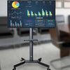 Mobile TV Cart Floor Stand Mount Home Exhibition Trolley Television for 23"-55"