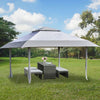 White Pop Up Gazebo 4x4m Folding Instant Camping Party Tent Marquee Pergola