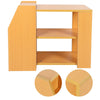 Bedside Table Side End Cabinet With Shelves Unit Storage Bedroom Nightstand