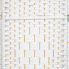 Room Divider 6 Panel Privacy Screen Folding Separator Partition Weave Wicker