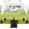 Set of 4 Gazebo Foot Leg Pole Large Sandbag Weight for Marquee Market Stall Tent