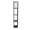 Modern Shelf Floor Lamp Soft Light 4-tier Open Shelves Storage Display Decor DIY