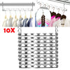 10 pcs Space Saver Wonder Metal Magic Hanger Clothes Closet Organize Hook Sales!