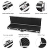 53" Long Aluminum Locking Rifle Gun Case Lock Box Shotgun Storage Box Carry Case
