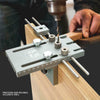 Aluminum 3-in-1 Self Centering Dowelling Jig Woodworking Drill Guide Locator