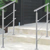 Stainless Steel Hand Rail Balustrade 0-3 Cross Bar Home Garden Safety Stair Rail