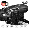 BRIGHT USB Rechargeable Bike Bicycle Cycle Front LED Rear Tail Lights Light Set